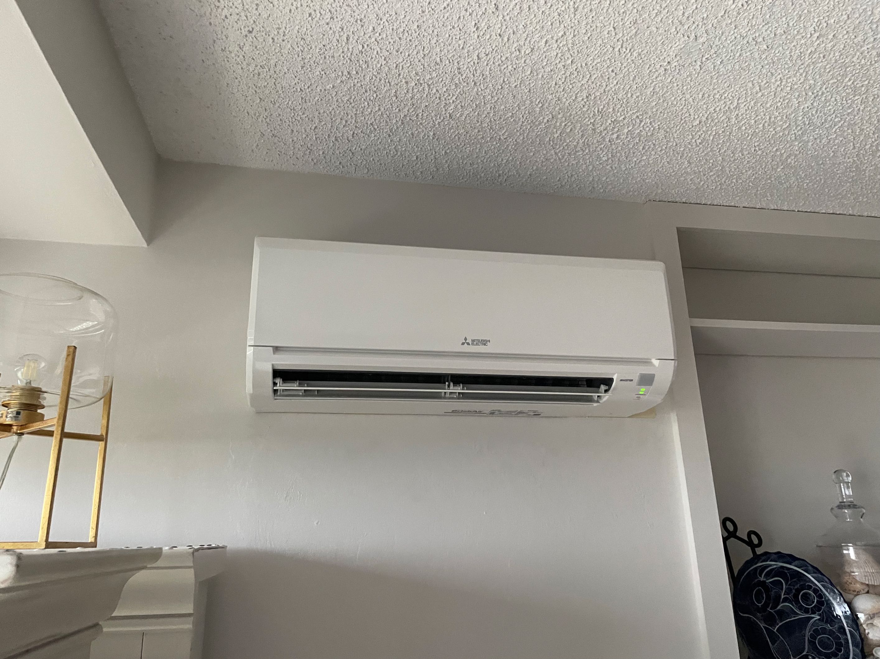 AC unit inside after AC services Coral Springs