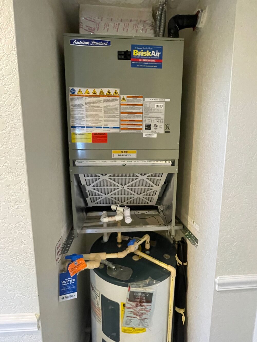 heating unit after HVAC service Coral Springs FL